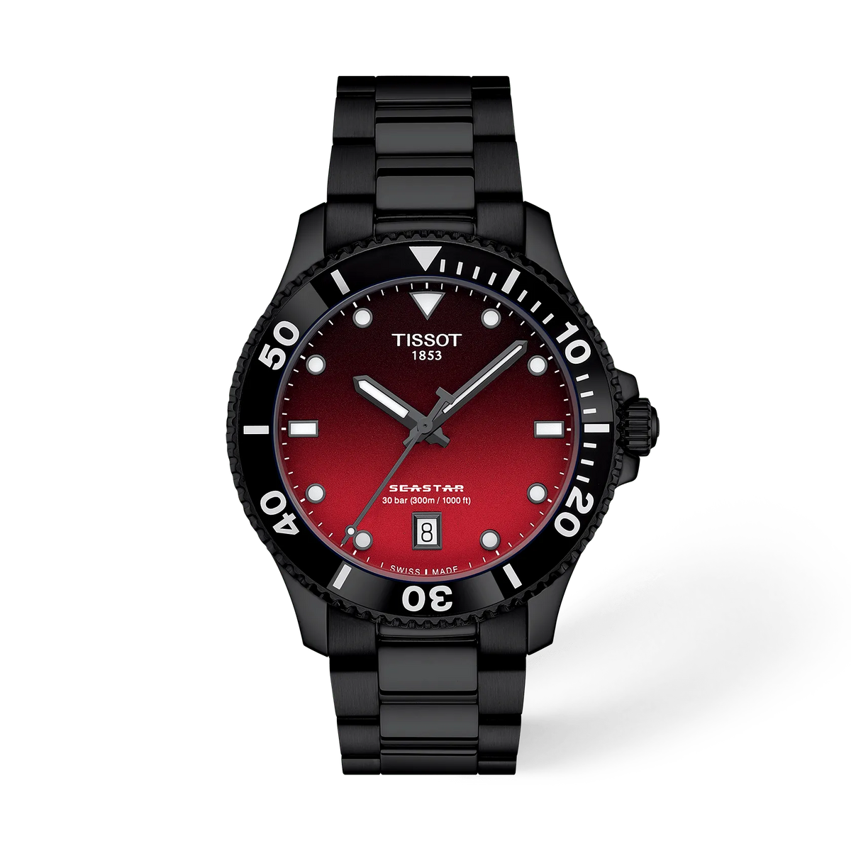 TISSOT Seastar 1000 40mm Modelo T120.410.33.421.00 Orologio Uomo