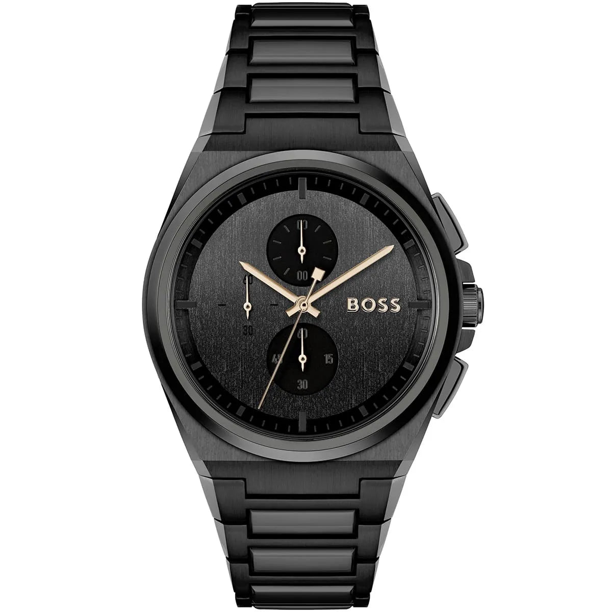 HUGO BOSS Steer Analogico Quadrante Nero 1514068 Orologio Uomo