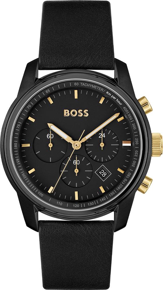 HUGO BOSS Trace Pelle Analogico 1514003 Orologio Uomo