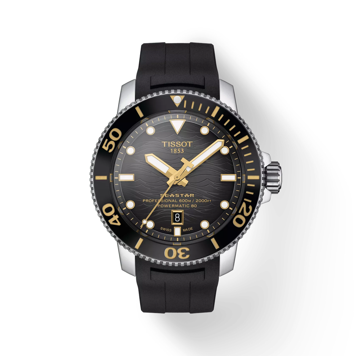 TISSOT Seastar 2000 46mm Modelo T120.607.17.441.01 Orologio Uomo