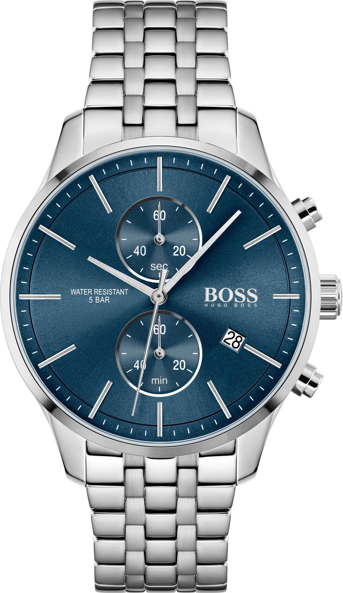 HUGO BOSS Associate Analogico Quadrante Blu 1513839 Orologio Uomo