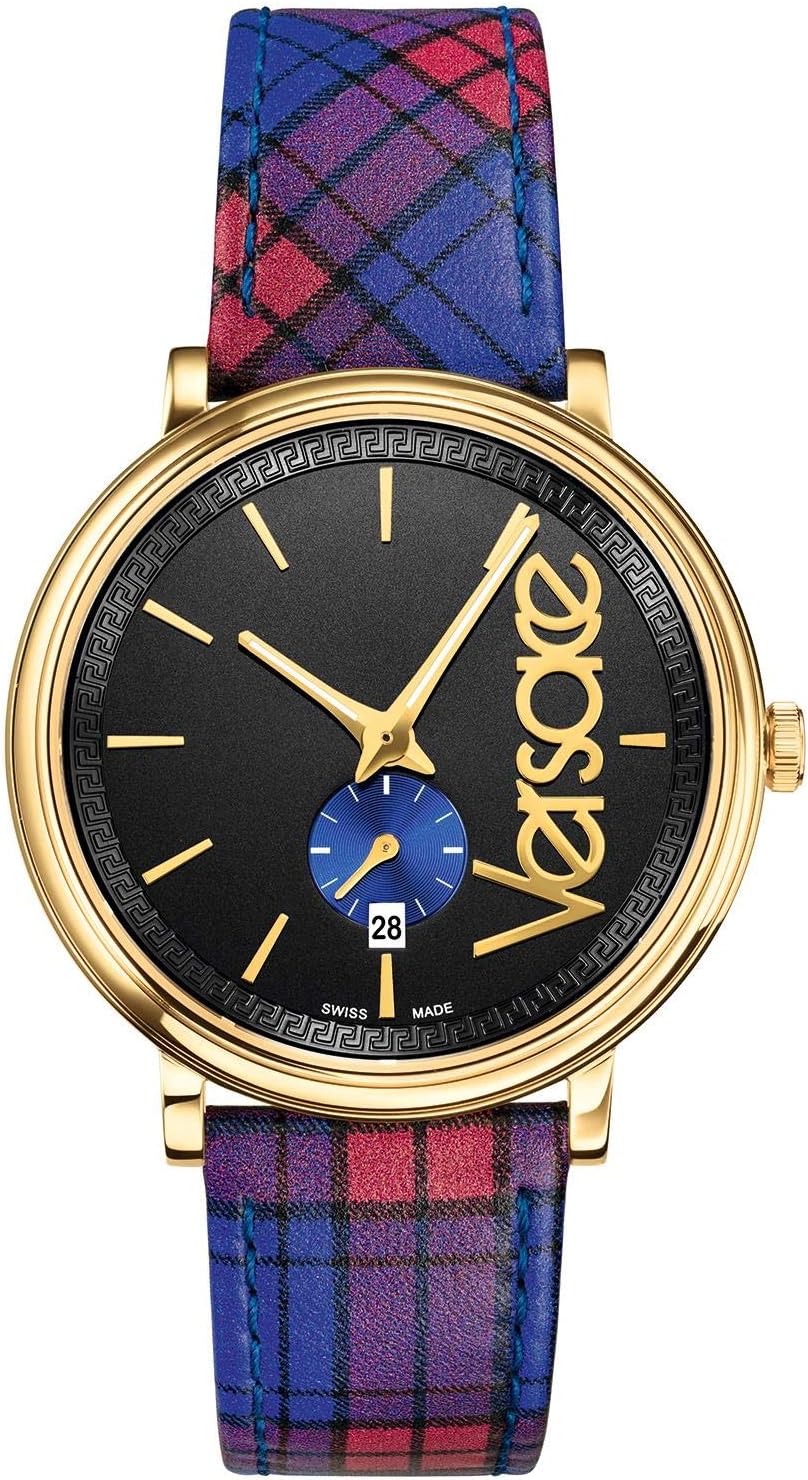 VERSACE V-Circle Tartan VEBQ00218 Orologio da uomo