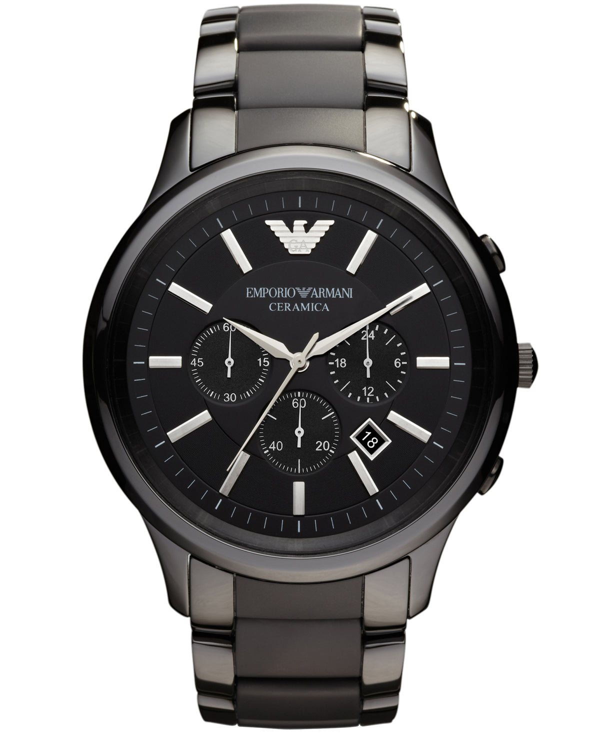 EMPORIO ARMANI AR1451 Black Ceramica Orologio Uomo