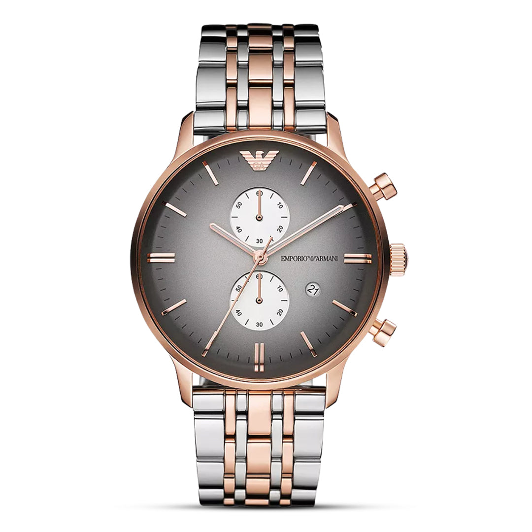 EMPORIO ARMANI Gianni Classic Oro Rosa AR1721 Orologio Uomo
