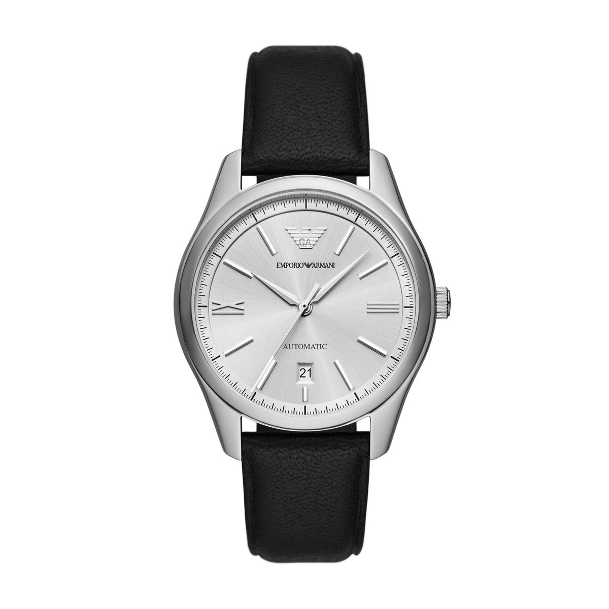 EMPORIO ARMANI Pelle Analogico Quadrante Bianco AR60077 Orologio Uomo