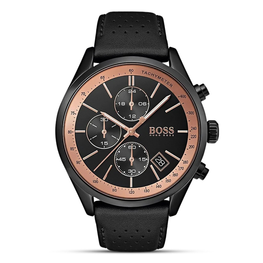 HUGO BOSS Casual Analogico Pelle 1513550 Orologio Uomo