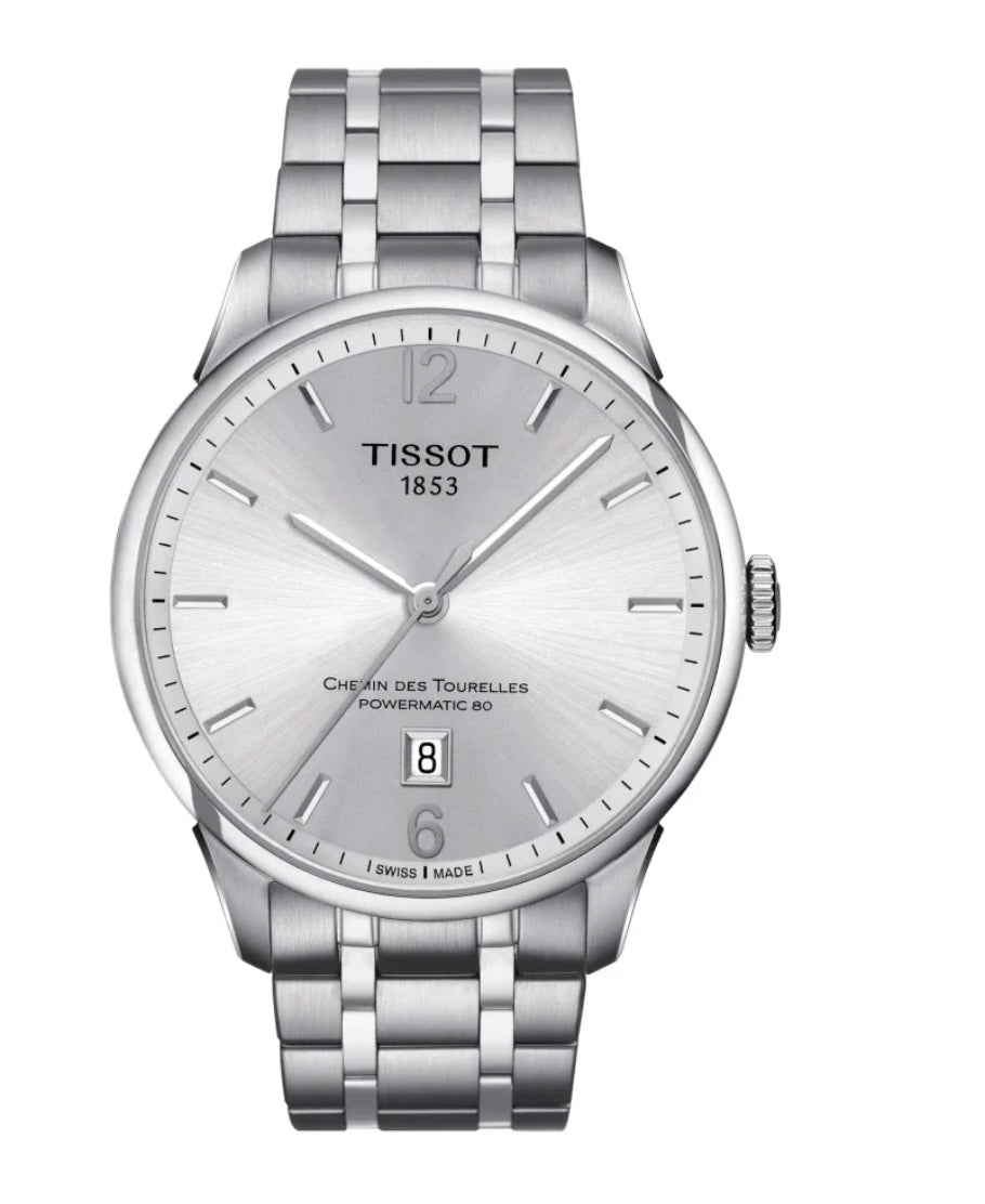 TISSOT Chemin des Tourelles Powermatic 80 T0994071103700 Orologio Uomo automatico