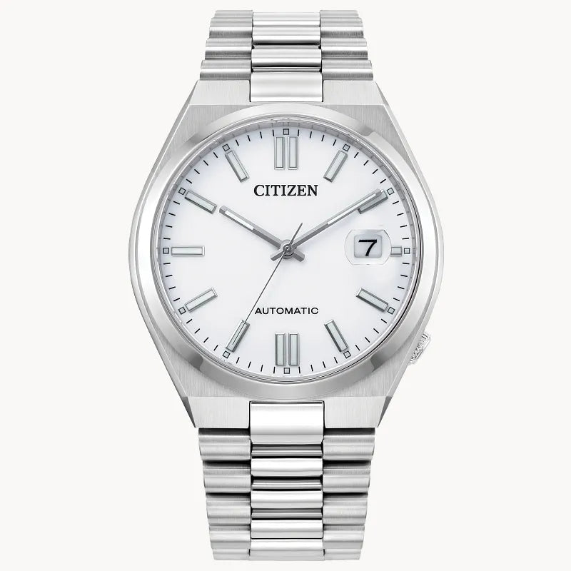 CITIZEN TSUYOSA NJ0150-56A Orologio Automatico da Uomo con Quadrante Bianco