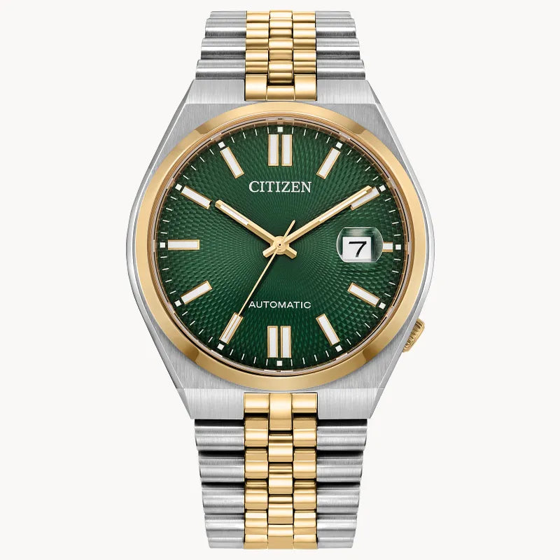 CITIZEN TSUYOSA NK0024-54X Orologio Automatico da Uomo con Quadrante Verde