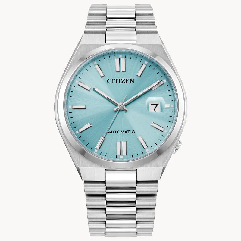 CITIZEN TSUYOSA NJ0151-53M Orologio Automatico da Uomo con Quadrante Azzurro