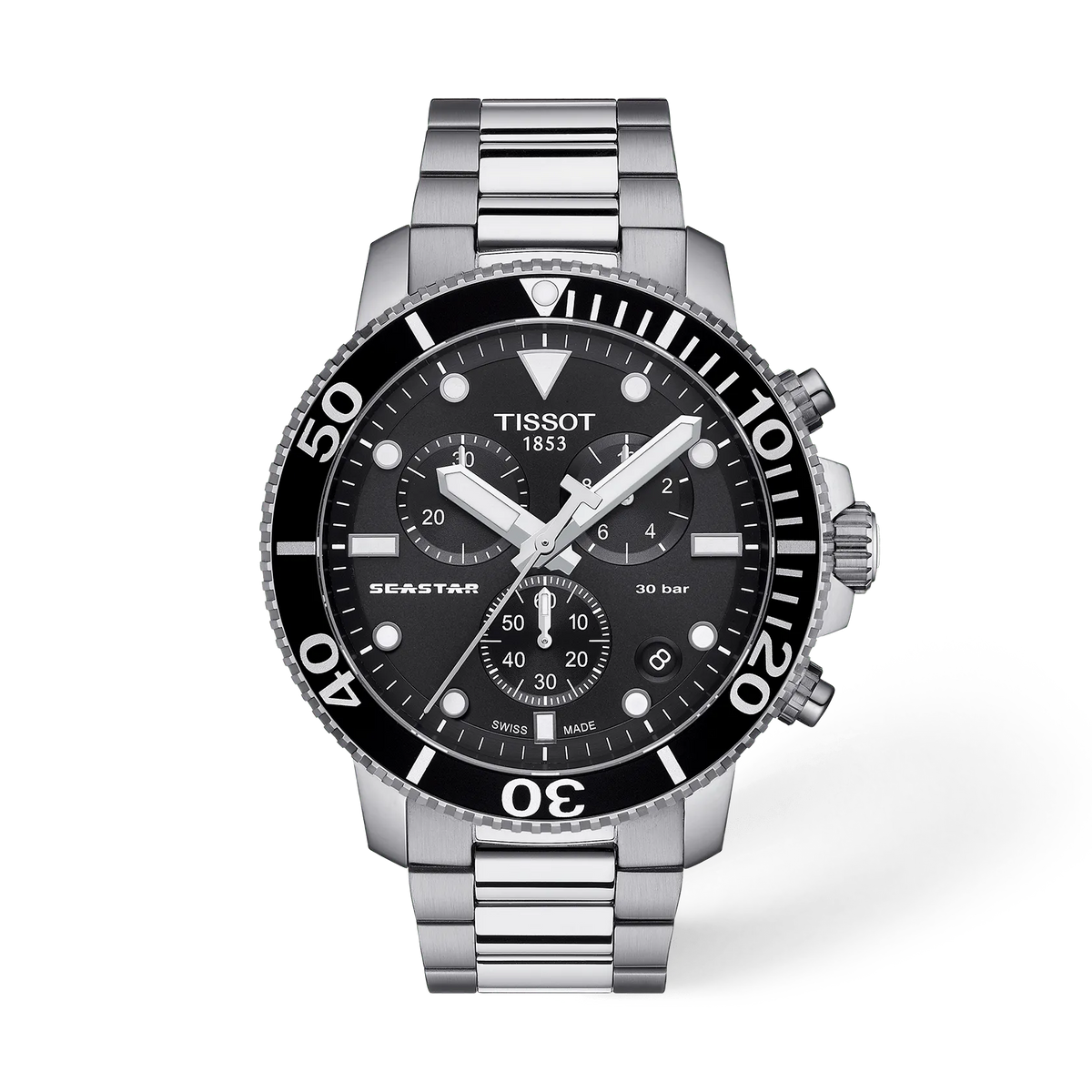 TISSOT 1000 45.5mm T1204171105100 T120.417.11.051.00 Orologio Uomo