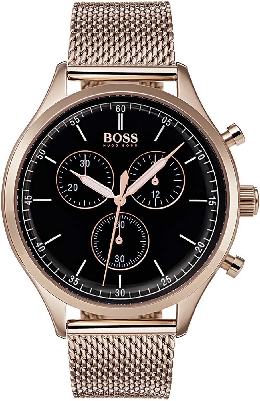 HUGO BOSS Classic Companion Analogico Quadrante Nero 1513548 Orologio Uomo