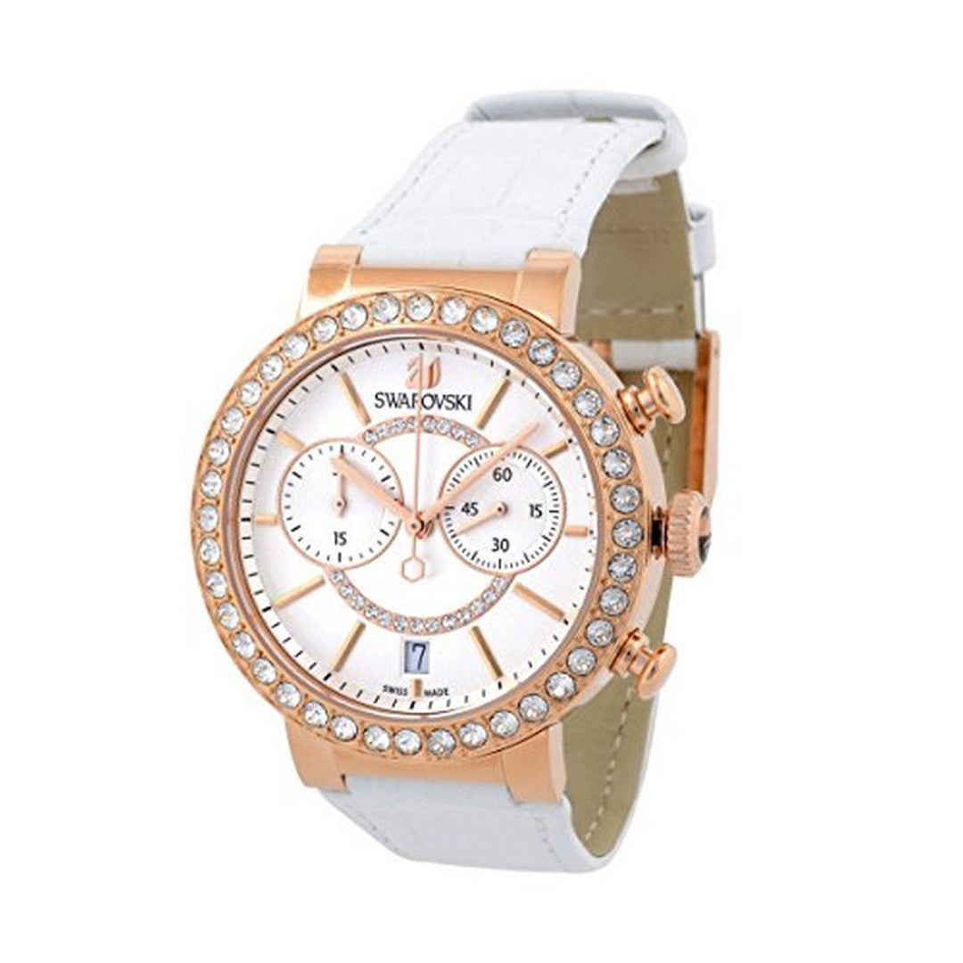 Swarovski Analogico con Pelle 5080602 Orologio Donna