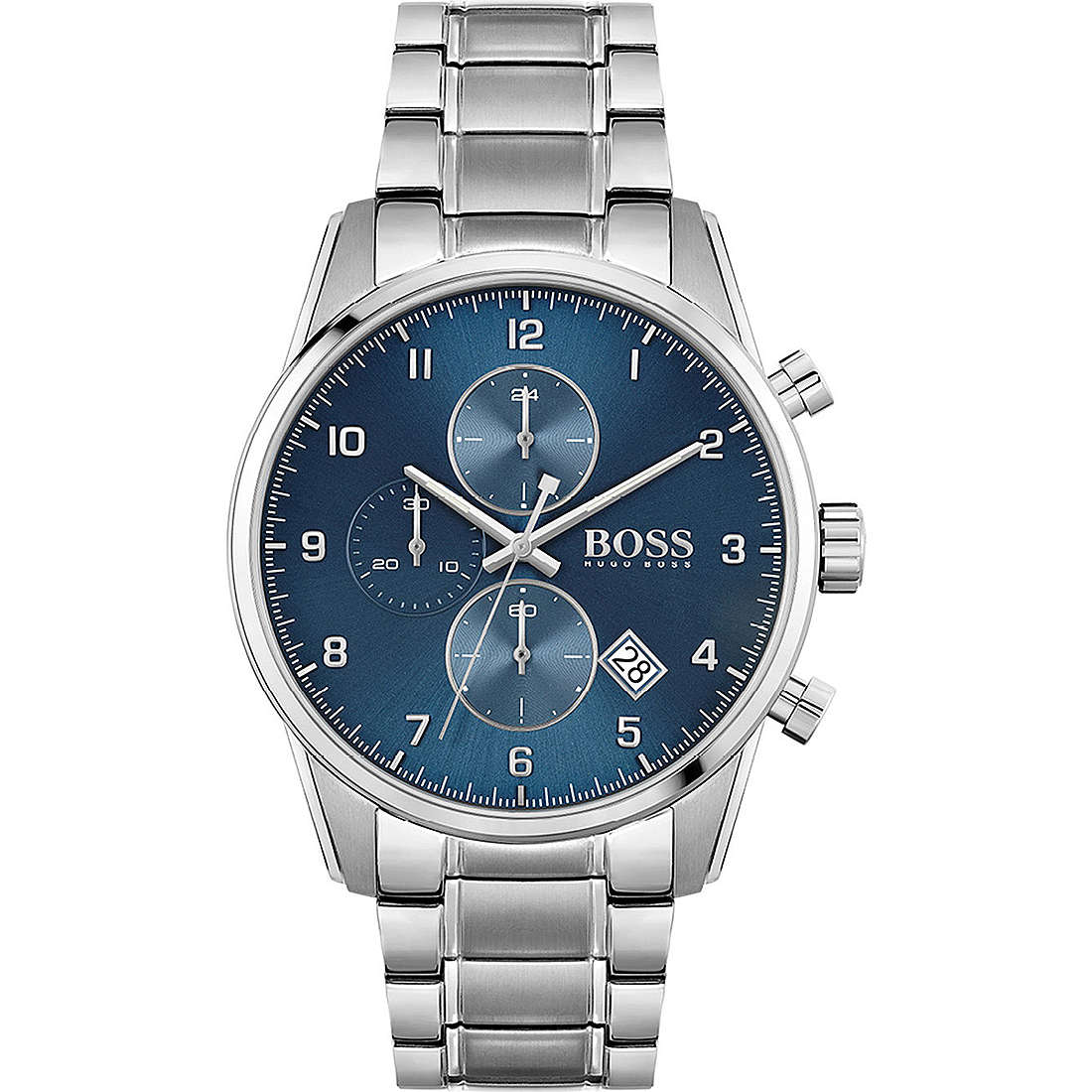 HUGO BOSS Skymaster Analogico Quadrante Blu 1513784 Orologio Uomo