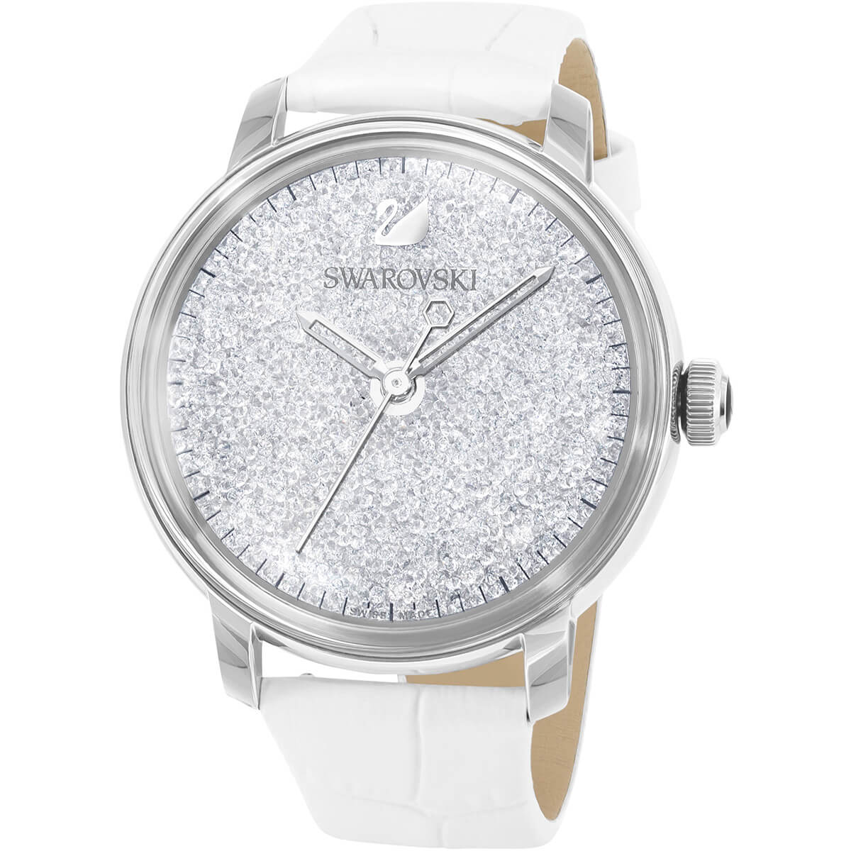Swarovski Swiss Made White Crystalline Hours 5295383 Orologio Donna