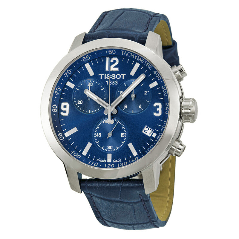 TISSOT PRC 200 Cronografo Quadrante Blu T055.417.16.047.00 Orologio Uomo