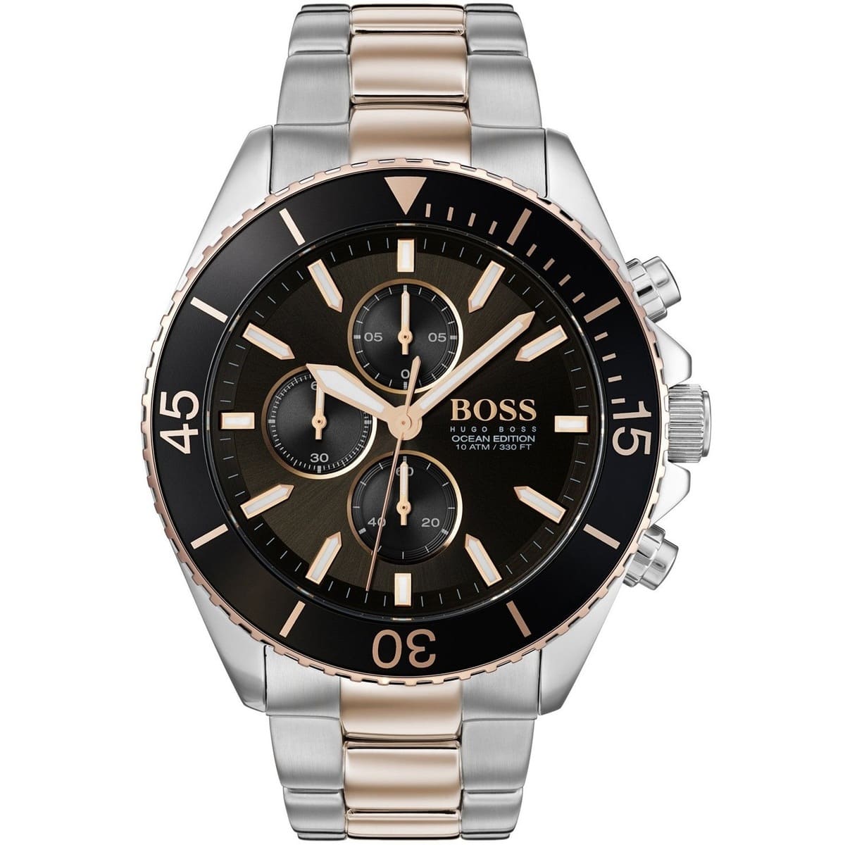 HUGO BOSS Analogico Quadrante Grigio 1513705 Orologio Uomo
