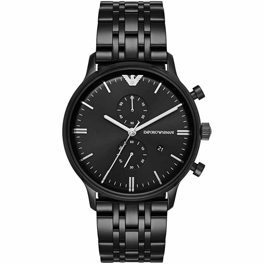 EMPORIO ARMANI AR1934 Black IP Steel Men's Watch