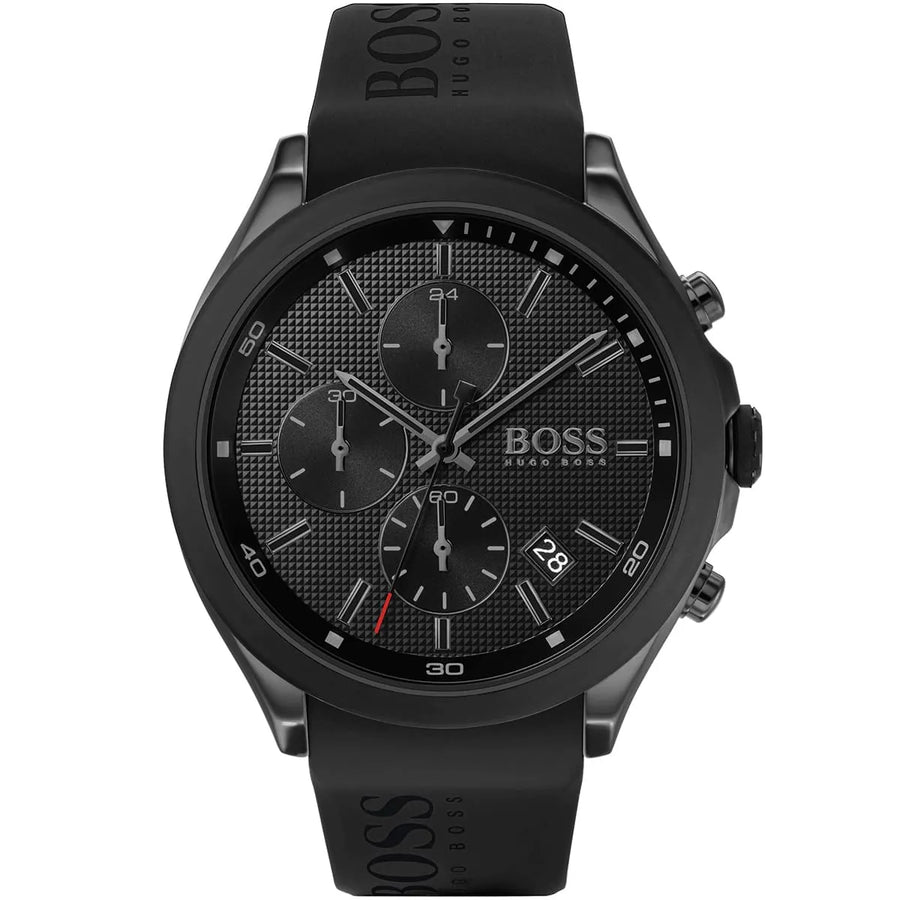 HUGO BOSS Analogico Quadrante Nero 1513720 Orologio Uomo