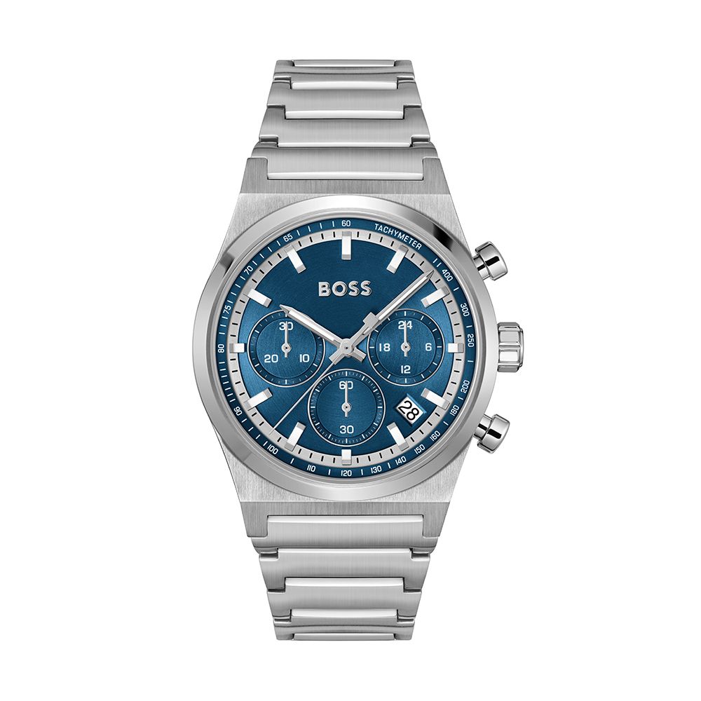 HUGO BOSS Candor 1514250 Quadrante Blu Orologio Uomo