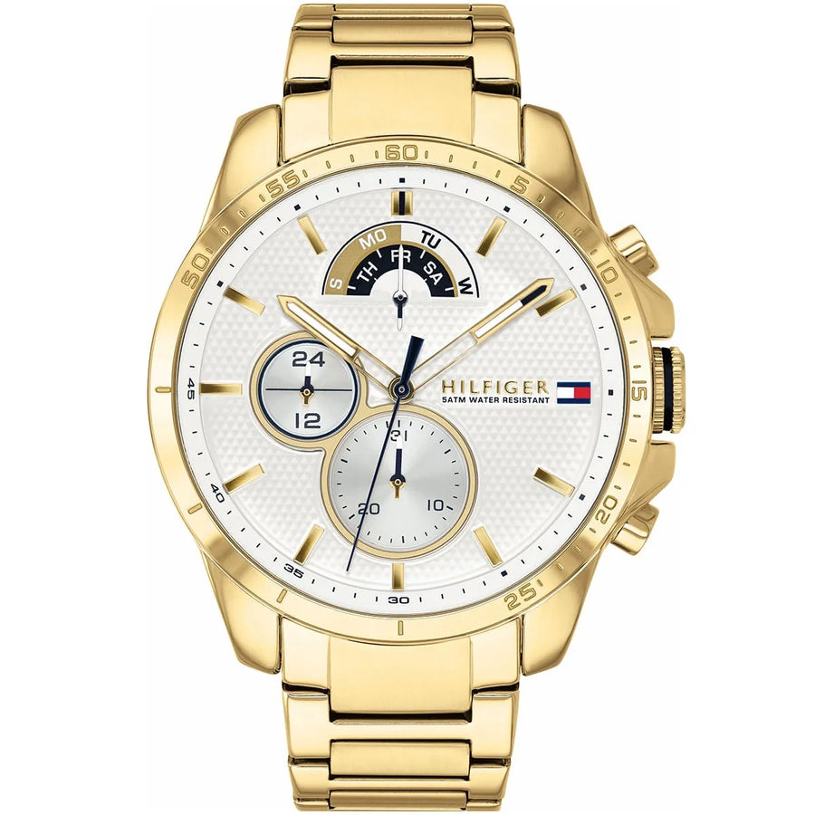 TOMMY HILFIGER 1791538 Herren-Multifunktionsuhr mit Quarzwerk