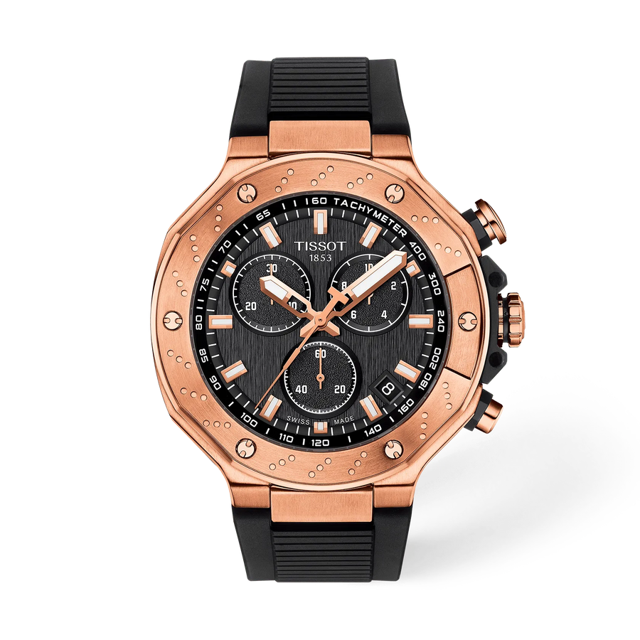 TISSOT 45mm T1414173705100 T141.417.37.051.00 Orologio Uomo