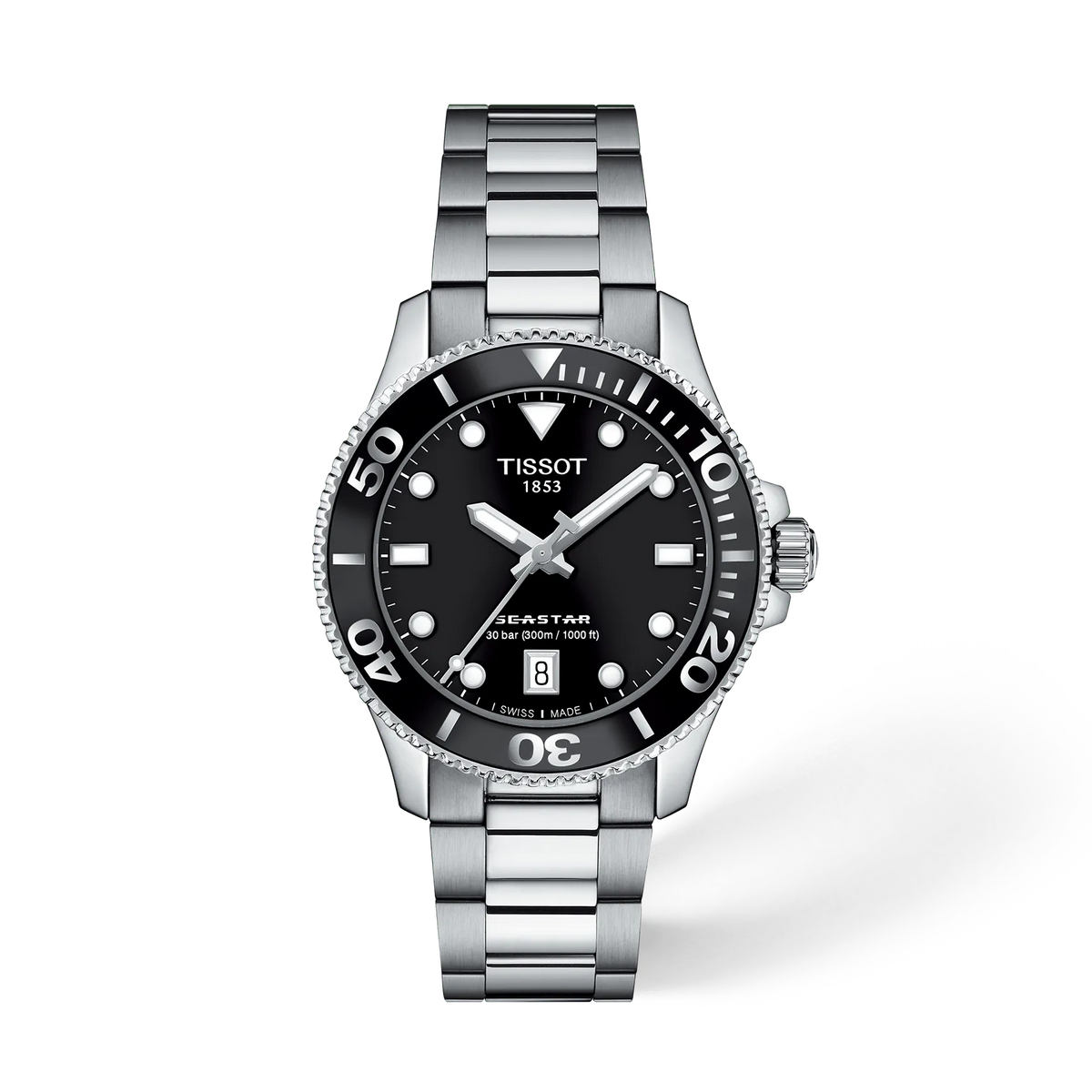TISSOT Seastar 1000 36mm T120.210.11.051.00 Orologio Donna