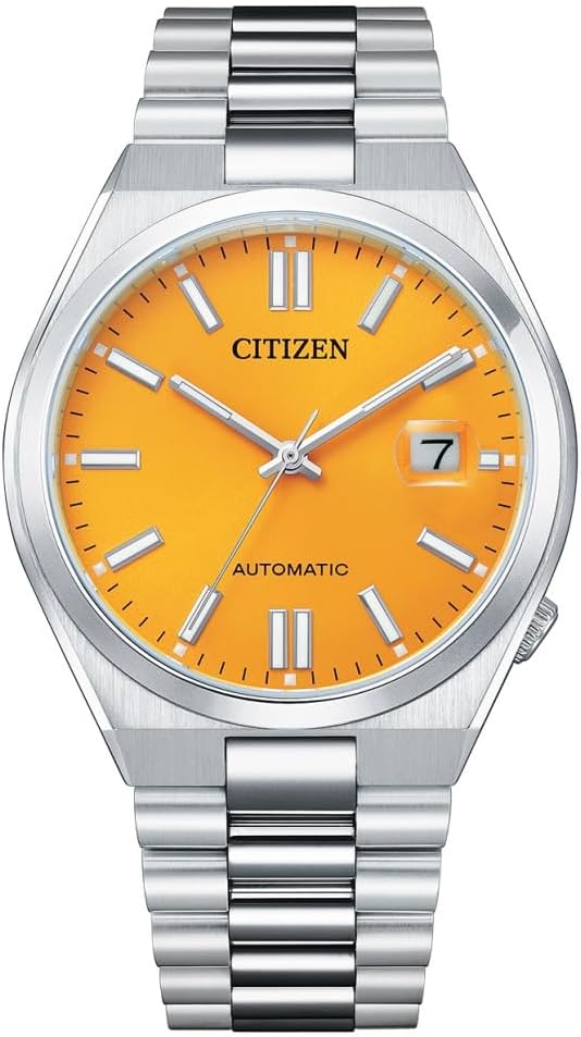 CITIZEN TSUYOSA NJ0150-81Z Orologio Automatico da Uomo con Quadrante Giallo