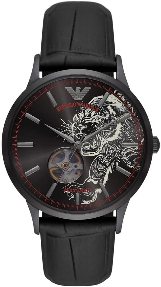 EMPORIO ARMANI Automatic Stainless Steel Black AR60046 Men's Watch