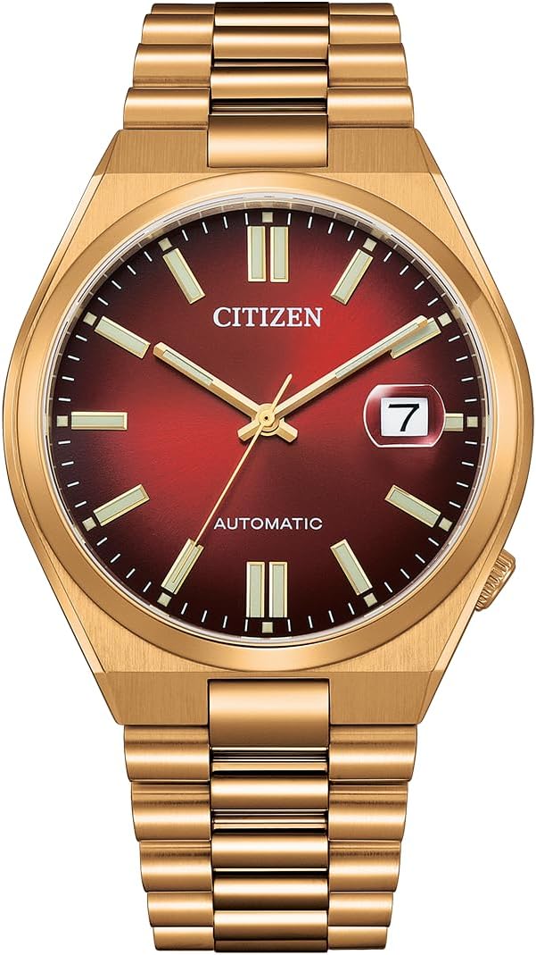 CITIZEN TSUYOSA NJ0153-82X Orologio Automatico da Uomo con Quadrante Rosso