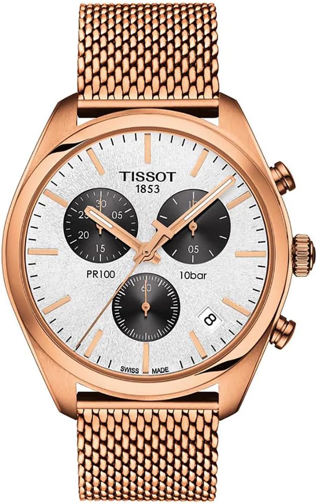 TISSOT PR 100 Cronografo color Oro Rosa T101.417.33.031.01 Orologio Uomo