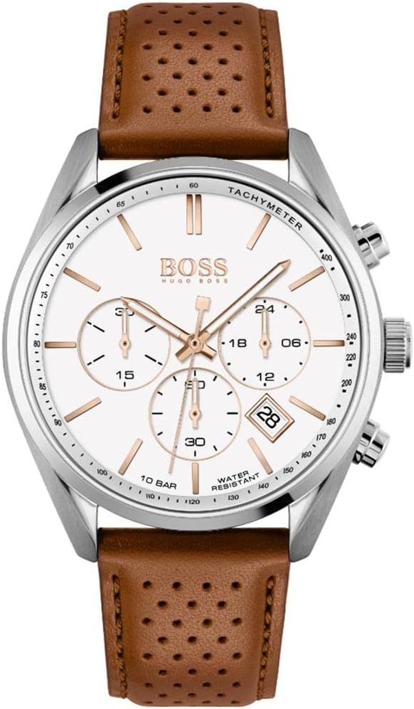 HUGO BOSS Champion Pelle Analogico 1513879 Orologio Uomo