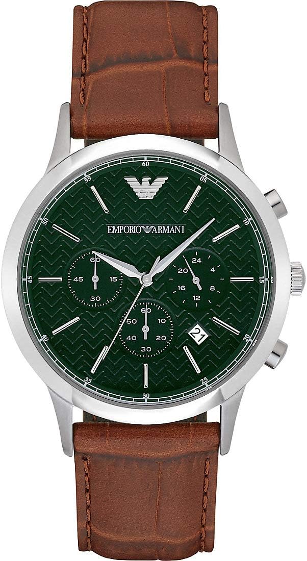 EMPORIO ARMANI con Quadrante Nero AR2493 Orologio Uomo