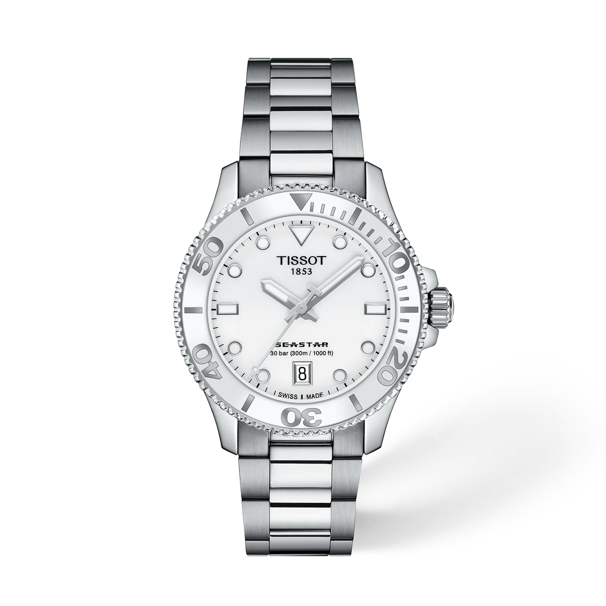 TISSOT Seastar 1000 36mm T1202101101100 T120.210.11.011.00 Orologio Donna