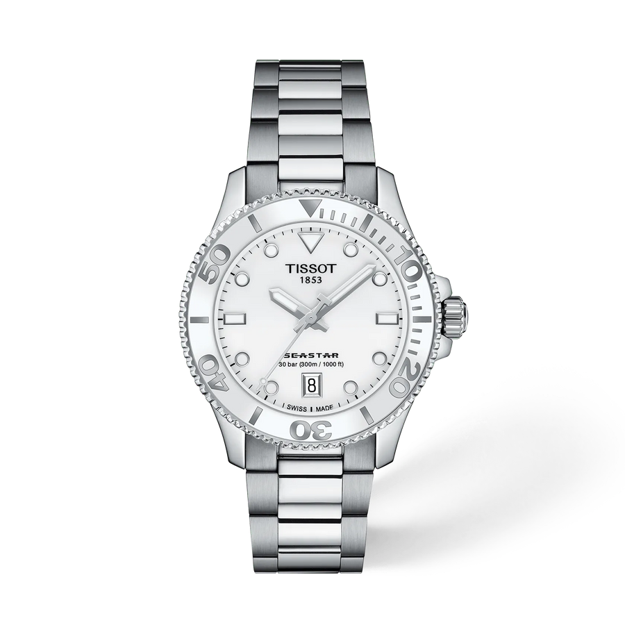 TISSOT Seastar 1000 36mm T1202101101100 T120.210.11.011.00 Orologio Donna