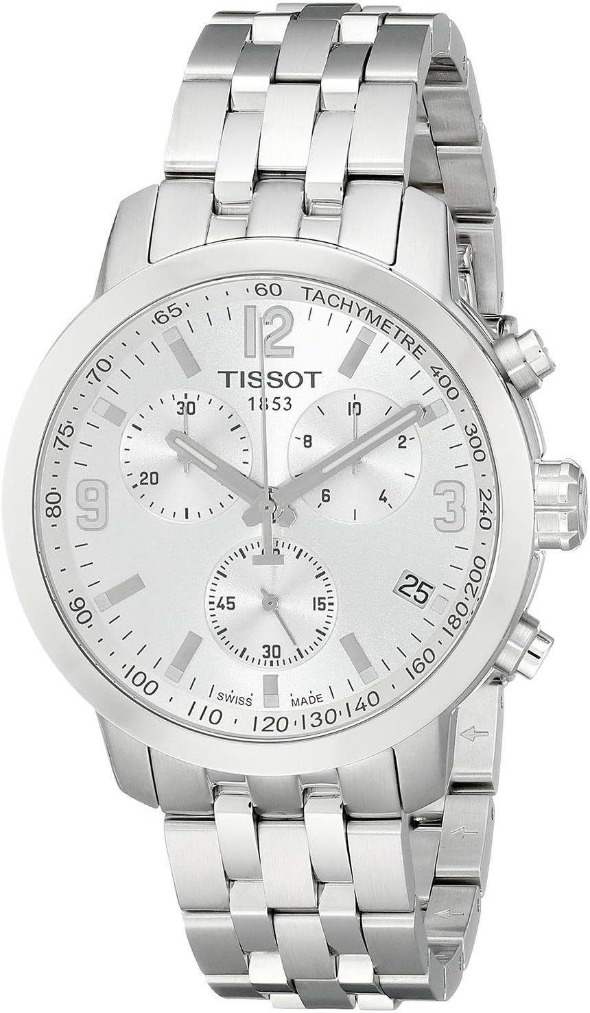 TISSOT Prc 200 con Silver Dials T055.417.11.037.00 Orologio Uomo