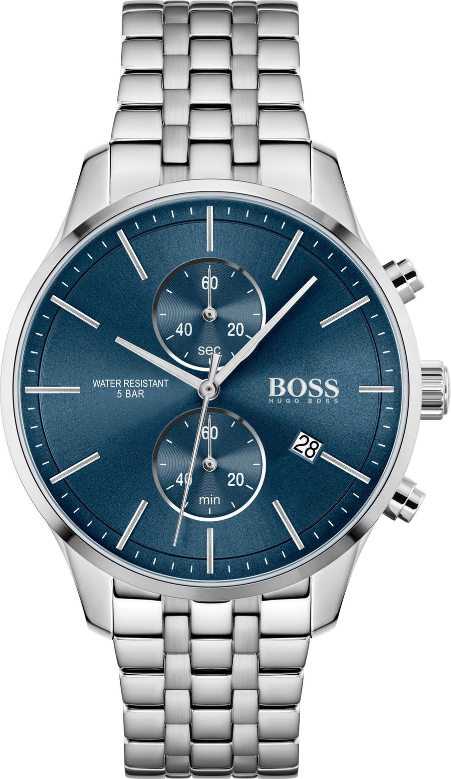 HUGO BOSS Associate Analogico Quadrante Blu 1513839 Orologio Uomo