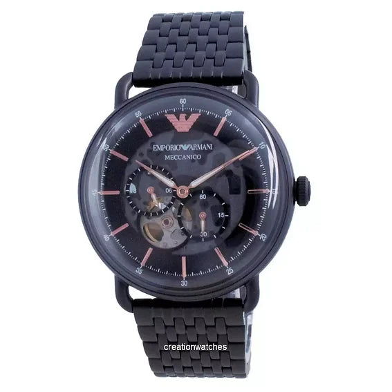 EMPORIO ARMANI Aviator Analogico Quadrante Nero AR60025 Orologio Uomo