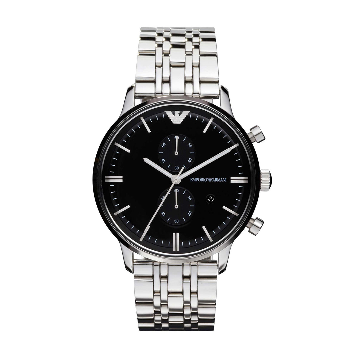 EMPORIO ARMANI Three Hand Pelle AR0389 Orologio Uomo