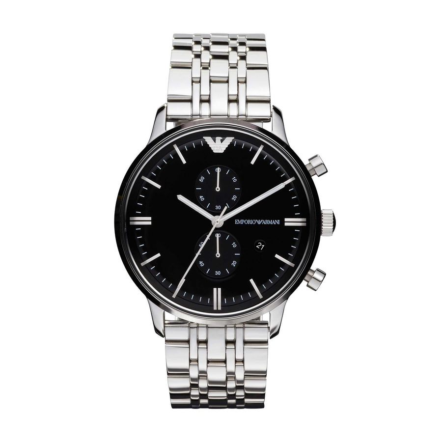 EMPORIO ARMANI Three Hand Pelle AR0389 Orologio Uomo