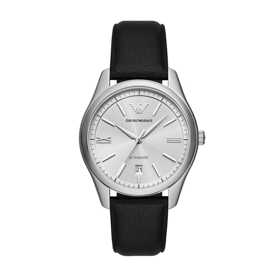 EMPORIO ARMANI Leather Analog White Dial AR60077 Men's Watch