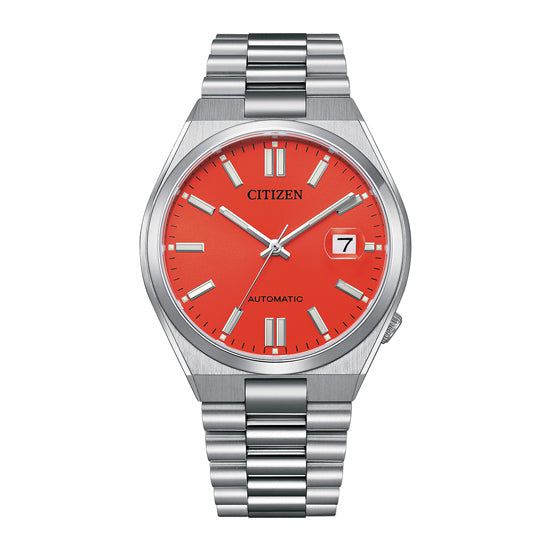 CITIZEN TSUYOSA NJ0158-89W Orologio Automatico da Uomo con Quadrante Rosso