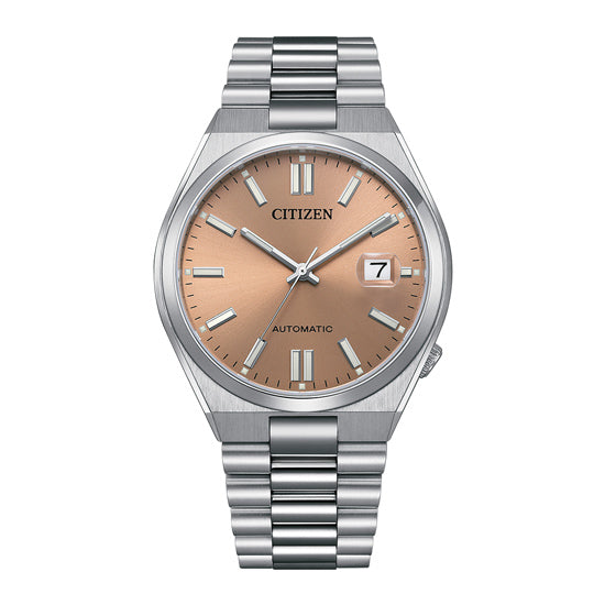 CITIZEN TSUYOSA NJ0158-89Y Orologio Automatico da Uomo con Quadrante Beige sabbia
