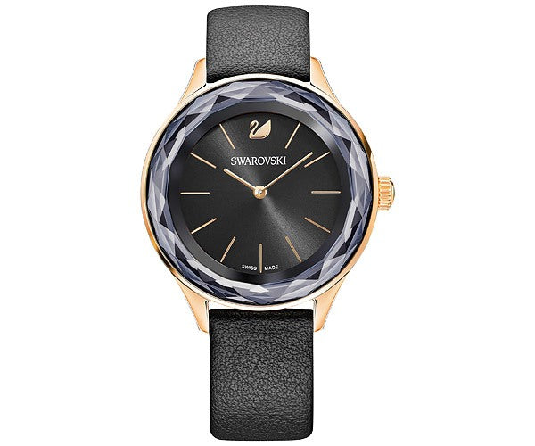 Octea Nova Swarovski 5295358 con Quadrante Nero and Orologio Donna