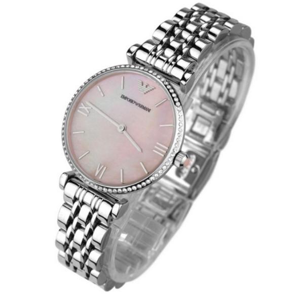 EMPORIO ARMANI Silver Analogico AR1779 Orologio Donna