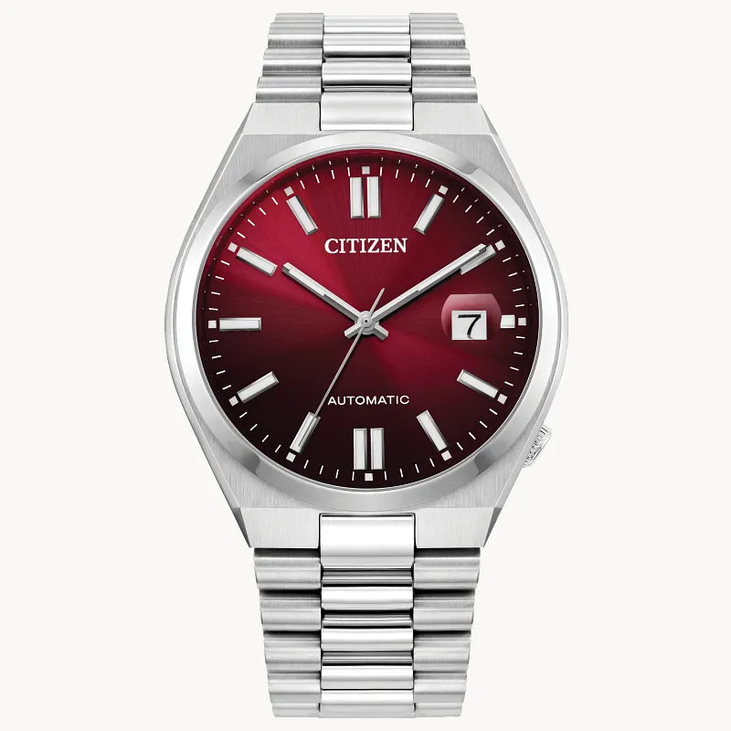 CITIZEN TSUYOSA Red Quadrante Bracciale NJ0150 56W NJ0150-56W Orologio Uomo