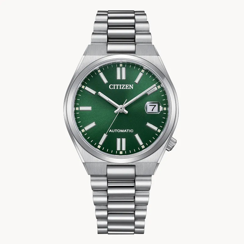 CITIZEN TSUYOSA NJ0200-50X Orologio Automatico da Uomo con Quadrante Verde