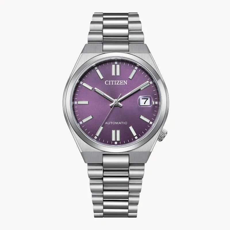 CITIZEN TSUYOSA NJ0200-50W Orologio Automatico da Uomo con Quadrante Viola
