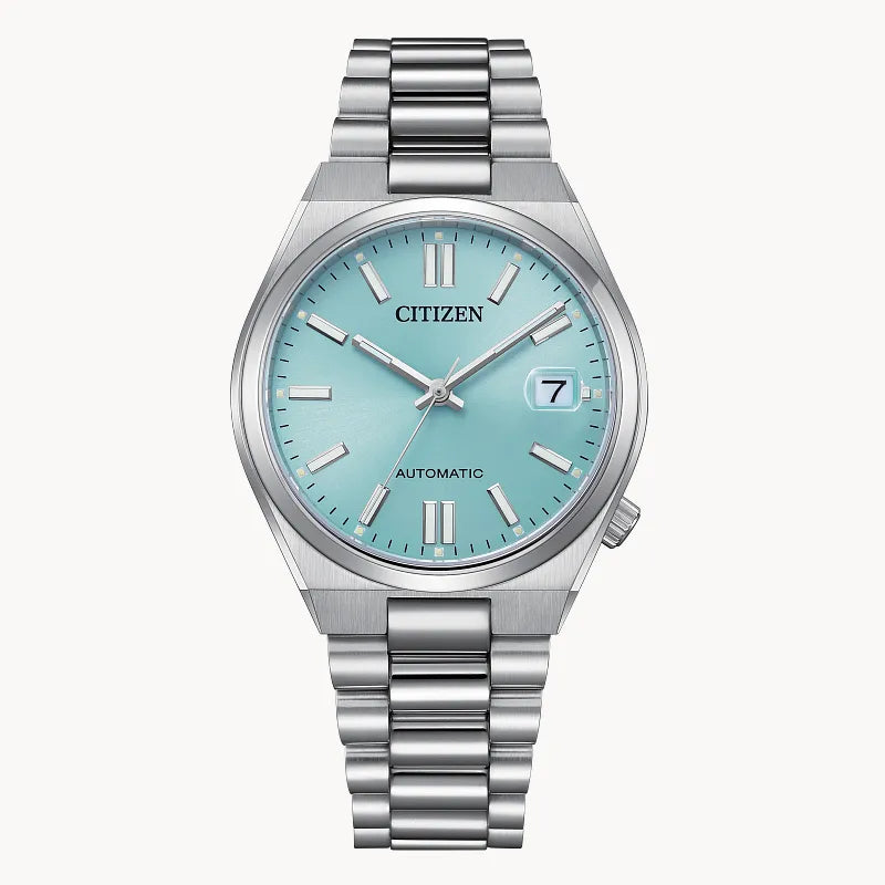 CITIZEN TSUYOSA NJ0200-50L Orologio Automatico da Uomo con Quadrante Azzurro