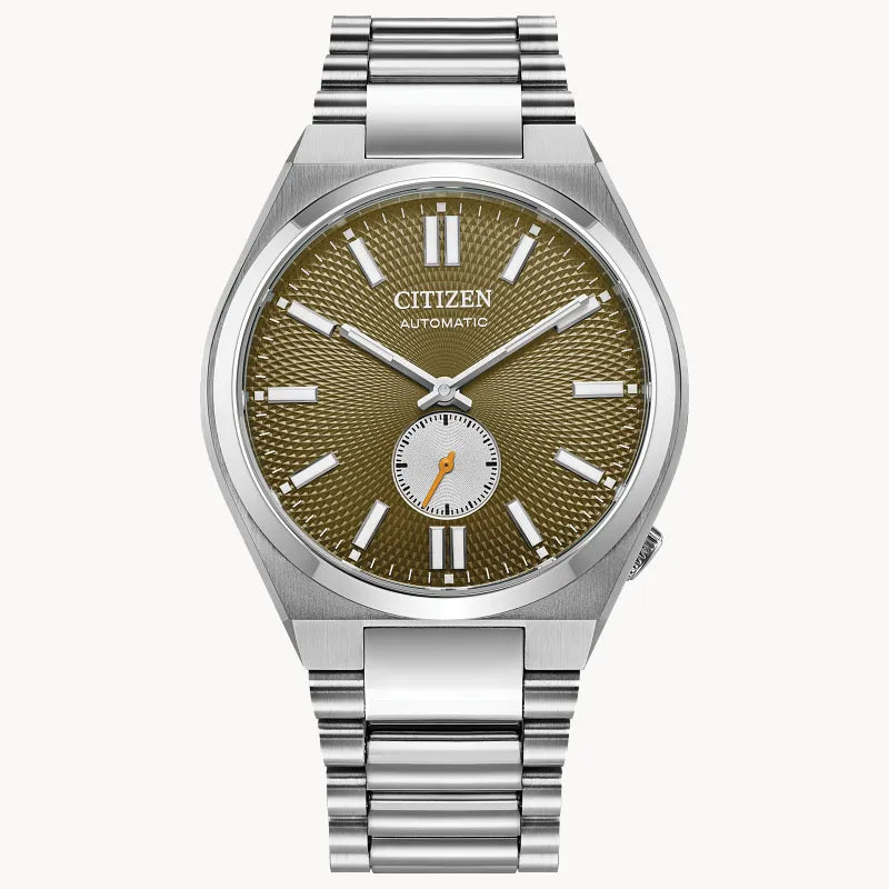 CITIZEN TSUYOSA Small Second Green Quadrante NK5010 51X NK5010-51X Orologio Uomo